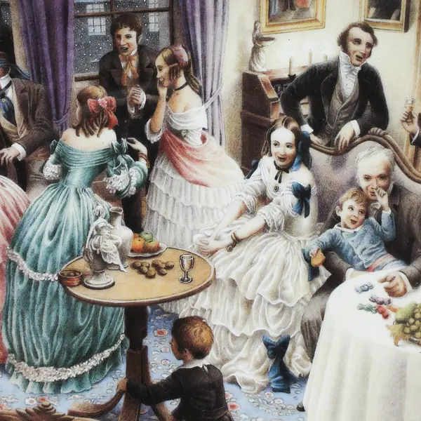 Department 56 "The Spirit Of Christmas Present" A Christmas Carol Plate 1993