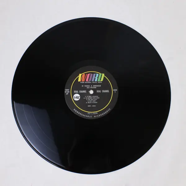 Jack Holcomb It Took A Miracle 12" Vinyl Record