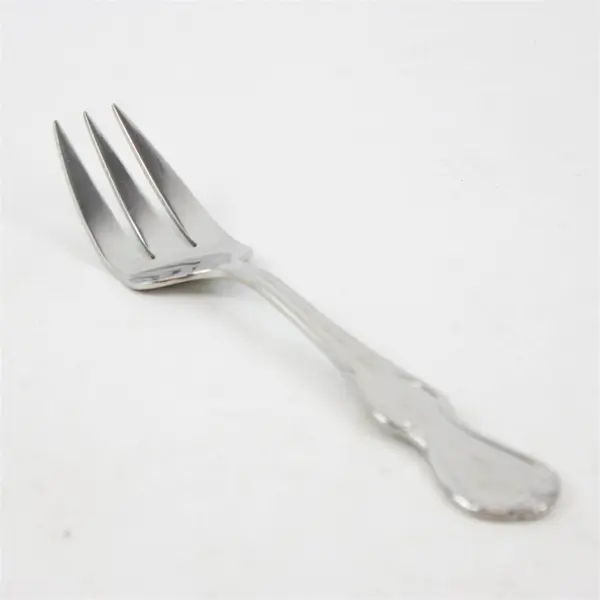 2 Waterford Baron's Court Pattern 18/10 SS Med Cold Meat Serving Forks 9" Rare