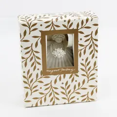 1995 Margaret Furlong 5" L. E. Faith Angel Ornament Flora Angelica W/ Box