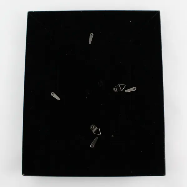 VTG Ornate Gold & Black Wooden Gesso Wall-Hanging Picture Frame 5" x 7" Photo