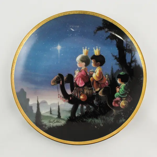 Precious Moments "They Followed The Star" The Hamilton Collection Decor Plate