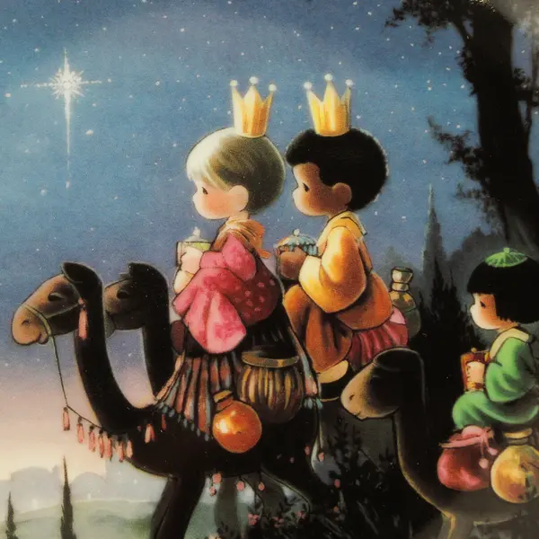 Precious Moments "They Followed The Star" The Hamilton Collection Decor Plate