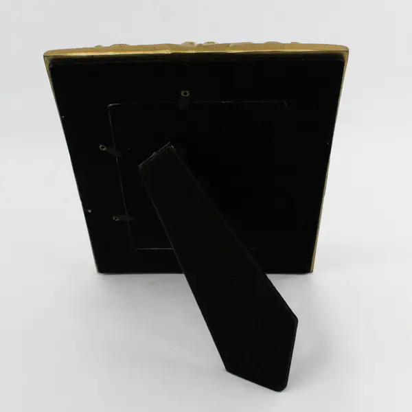 Gold Ornate Floral Resin Free-Standing Frame 5" x 7" Photo