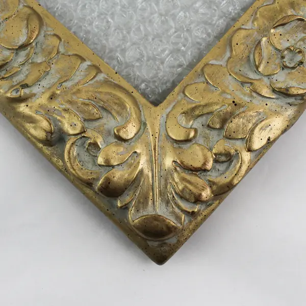 Gold Ornate Floral Resin Free-Standing Frame 5" x 7" Photo