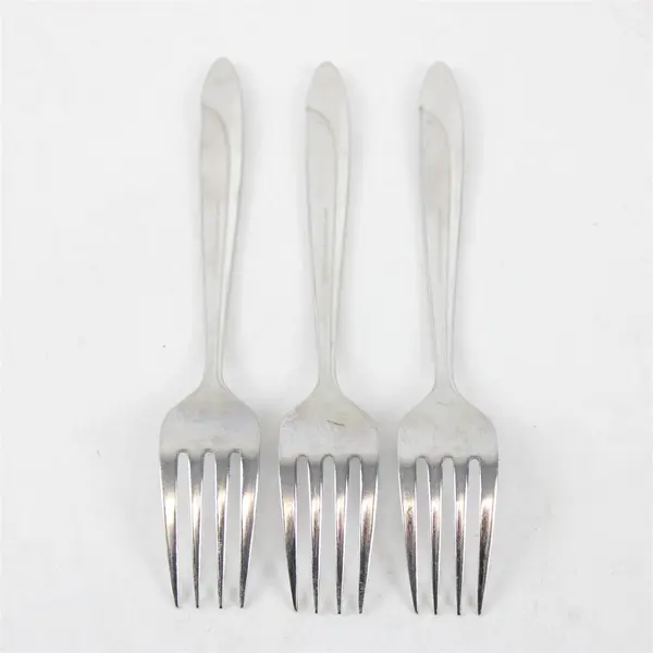 Lot of 3 Yamazaki (Patrick) Flatware Filar Pattern Salad Forks 6.5" Rare HTF 