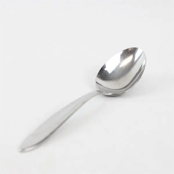 Lot of 4 Yamazaki (Patrick) Flatware Filar Pattern Oval Soup Spoons 7.25" Good