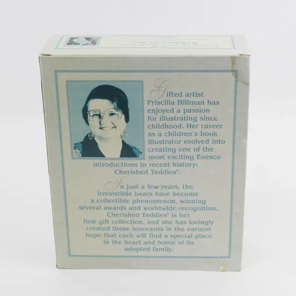 2001 Enesco Priscilla Hillman Cherished Teddies Holiday Gift Set 864307 In Box