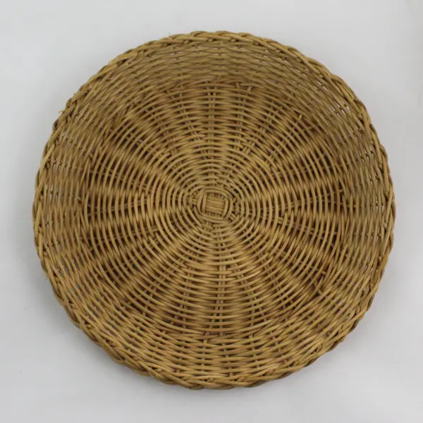Set of 10 Woven Wicker Plate Holder Chargers 8.5"