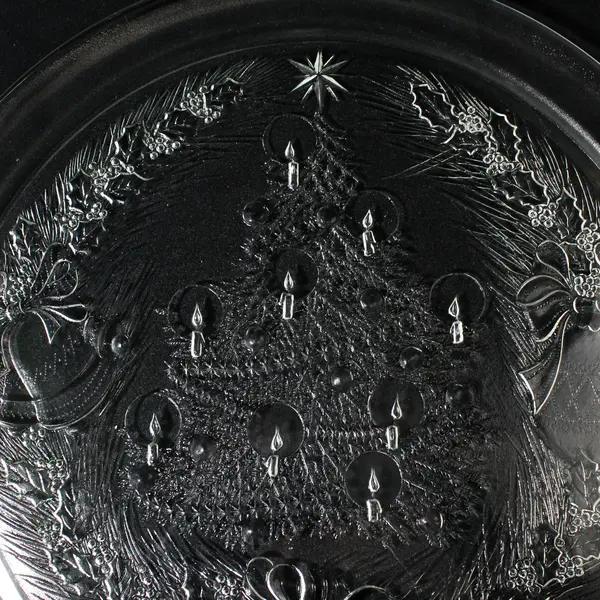 Vintage Saint-Gobain Duralex 12.5” Christmas Tree Platter