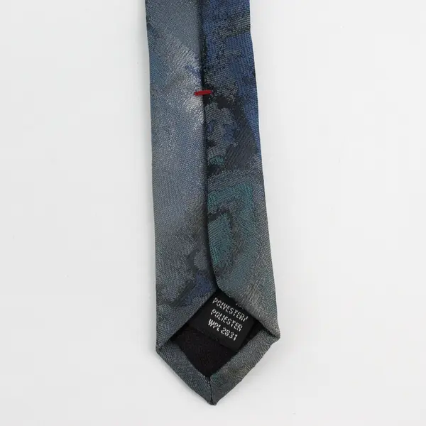 Domani Gray Green and Blue Men's Necktie 59"