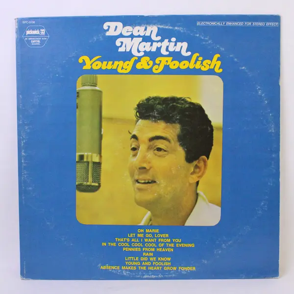 Dean Martin Young & Foolish 12" Vinyl Record