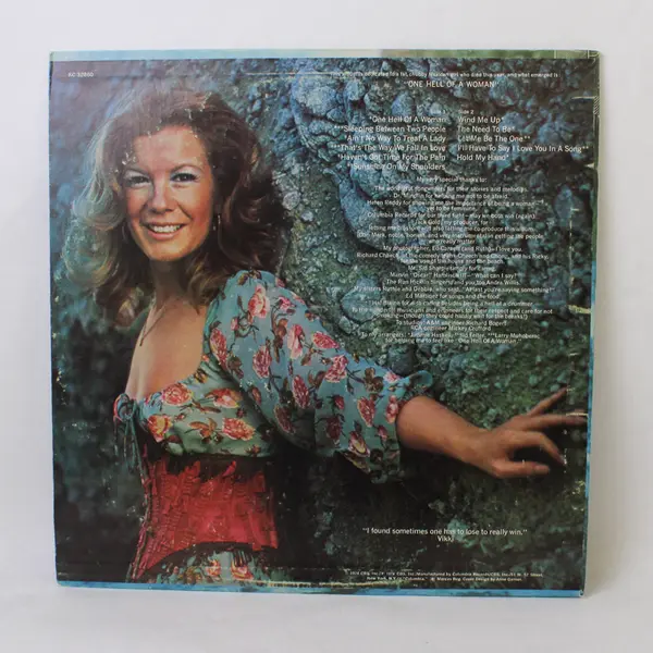 Vikki Carr - One Hell Of A Woman -12" Vinyl Record