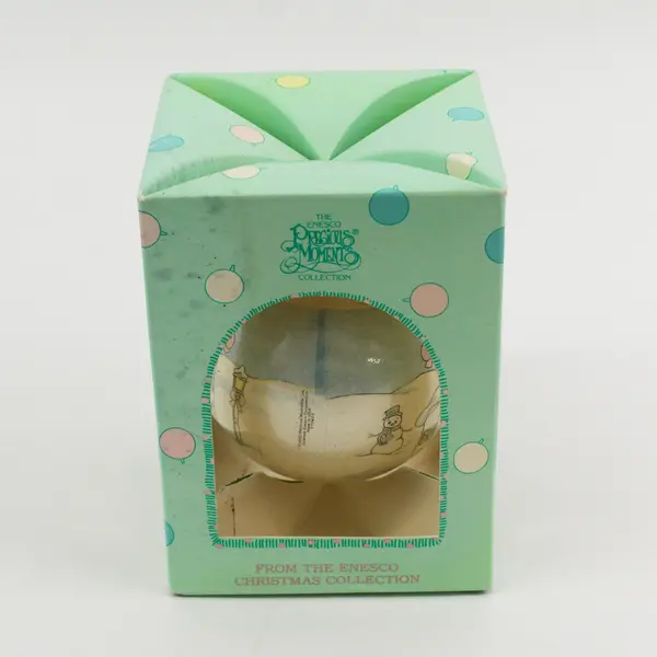 The Enesco Precious Moments Glass Ball Collector's Hanging Ornament 1993