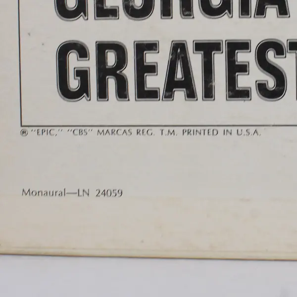 Georgia Gibbs Greatest Hits 12" Vinyl Record
