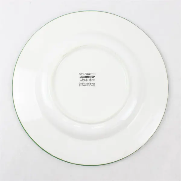 Set of 2 Tabletops Unlimited Scandicci 11in Hand-Painted Fruit Dinner Plates