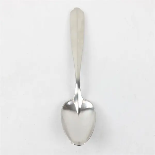 Yamazaki Arrowsmith Pattern (Satin) SS Oval-Shaped Soup Spoon 7.5" VG Rare Item