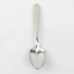 Yamazaki Arrowsmith Pattern (Satin) SS Oval-Shaped Soup Spoon 7.5" VG Rare Item