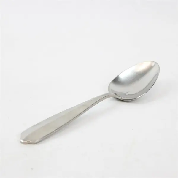 Yamazaki Arrowsmith Pattern (Satin) SS Oval-Shaped Soup Spoon 7.5" VG Rare Item
