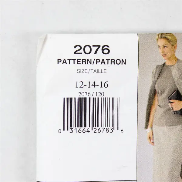 Vintage Vogue Wardrobe Sewing Pattern 2076 - Jacket, Dress, Top, Skirt, Pants