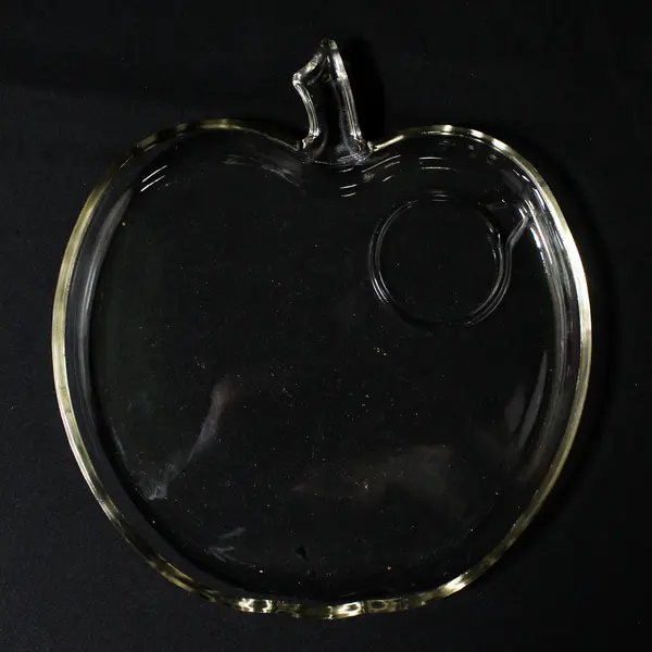 Set of 5 Hazel Atlas Orchard Apple Snack Sets Trays And Cups