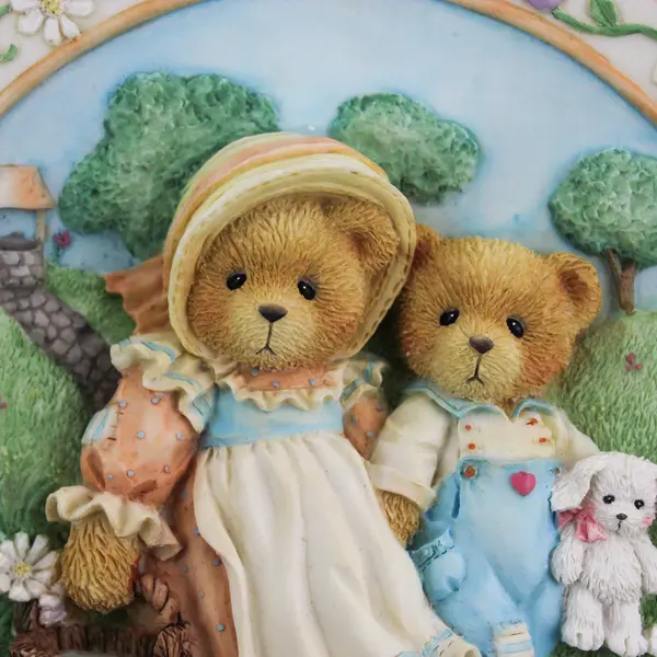 Cherished Teddies By Enesco 1994 Jack And Jill Nursery Rhyme Plate 114901