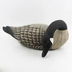 Vtg Yesterdays Decoy 23" Long  9.5" Tall Hand Painted Goose Decoy Curved Neck