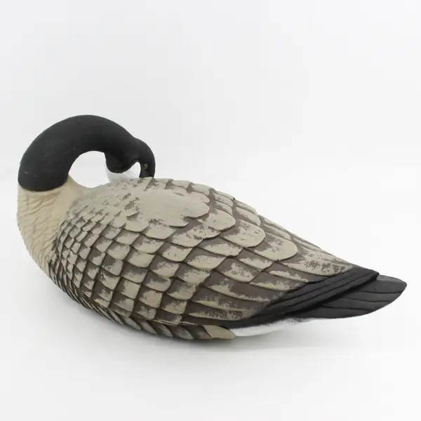 Vtg Yesterdays Decoy 23" Long  9.5" Tall Hand Painted Goose Decoy Curved Neck