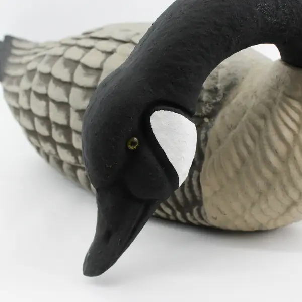 Vtg Yesterdays Decoy 23" Long  9.5" Tall Hand Painted Goose Decoy Curved Neck