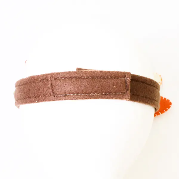 Set of 6 Thanksgiving Turkey Headbands with Easy Fasten Closures