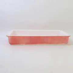 Vintage Pyrex 232 Pink 2 Quart Rectangular Casserole Baking Dish FLAWED