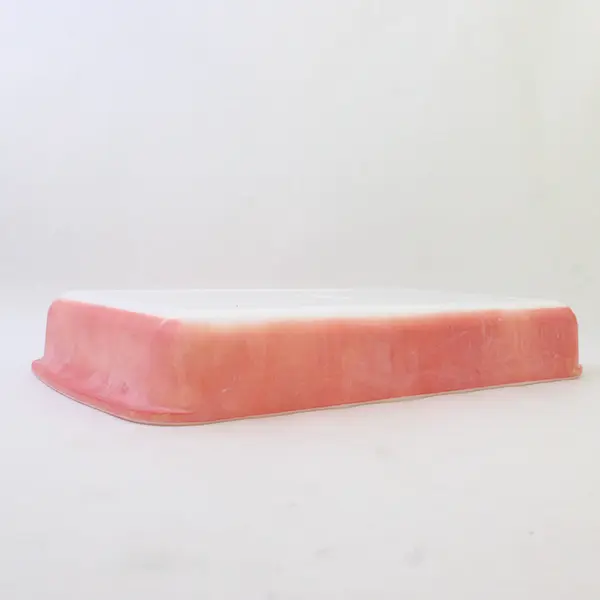 Vintage Pyrex 232 Pink 2 Quart Rectangular Casserole Baking Dish FLAWED
