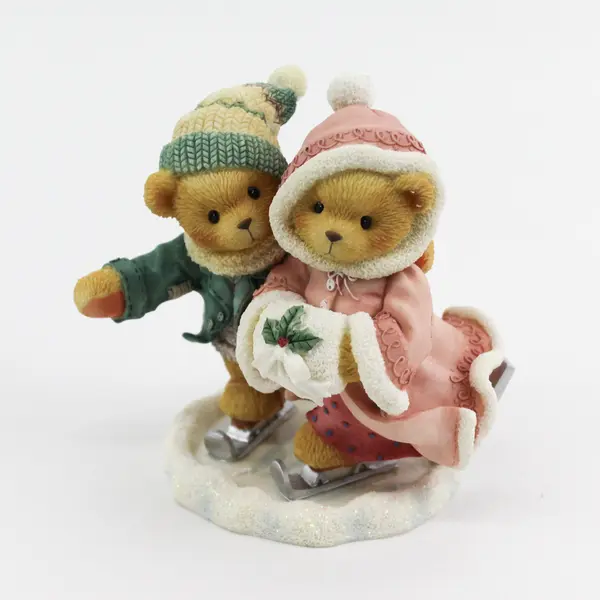 Cherished Teddies By Enesco 1998 "The Holidays Are Twice As 'Ice' " 354244