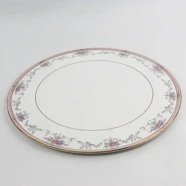Christopher Stuart Bone China, Spring Crest 13" Cake Plate 