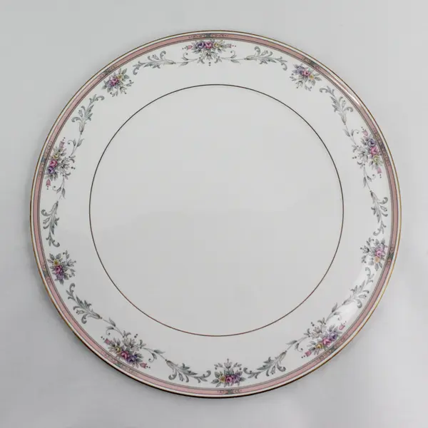 Christopher Stuart Bone China, Spring Crest 13" Cake Plate 