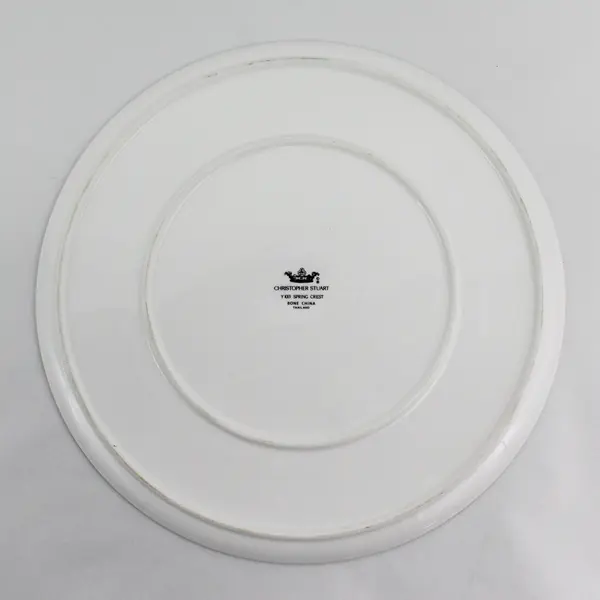 Christopher Stuart Bone China, Spring Crest 13" Cake Plate 