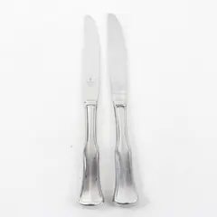 Lot of 2 Waterford Flatware Normandy Pattern Stainless Dinner Knives 9.75" Rare