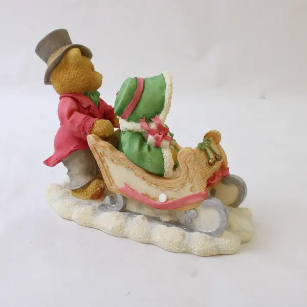 Cherished Teddies By Enesco 1997 "Walking In A Winter Wonderland" 141178