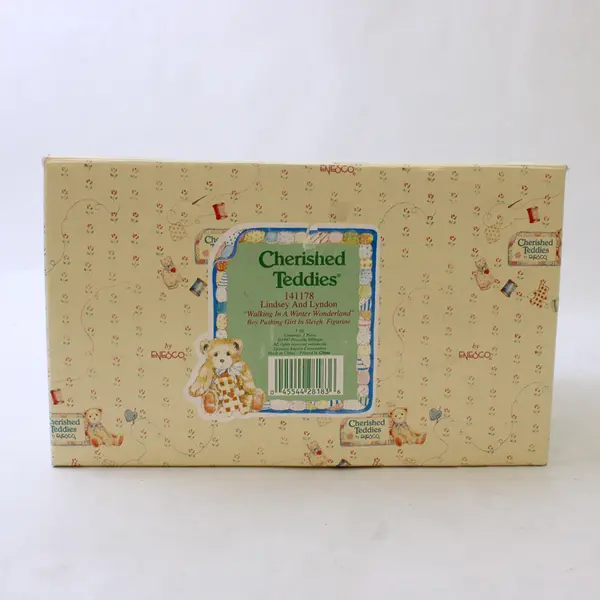 Cherished Teddies By Enesco 1997 "Walking In A Winter Wonderland" 141178
