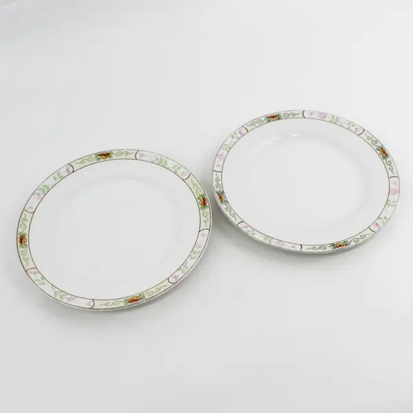 Set of 2 Antique Noritake China Salad Plates Pattern 11633