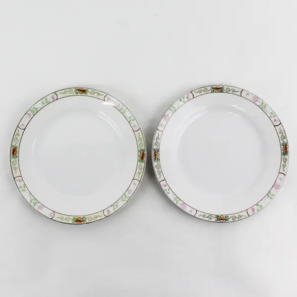 Set of 2 Antique Noritake China Salad Plates Pattern 11633