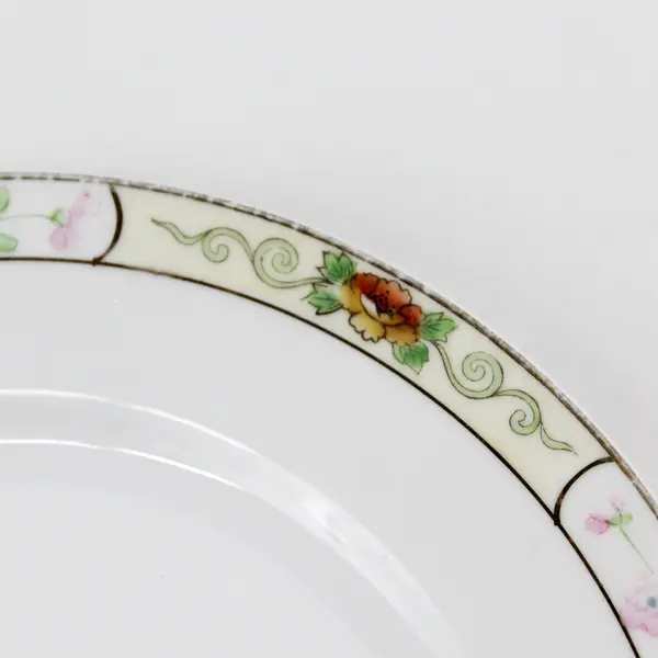 Set of 2 Antique Noritake China Salad Plates Pattern 11633