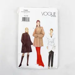 Vintage Vogue 7185 Jacket Cut Sewing Pattern Size Small