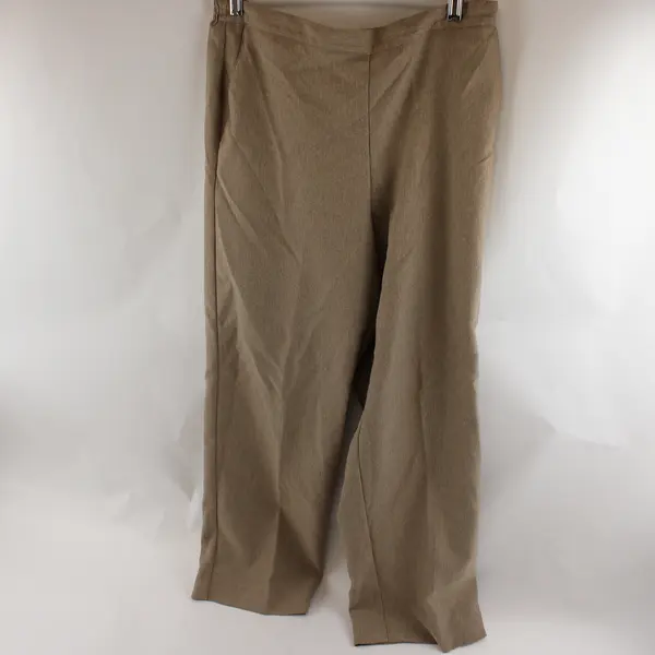 Alfred Dunner Brown Pull-On Dress Pants Women's Size 12