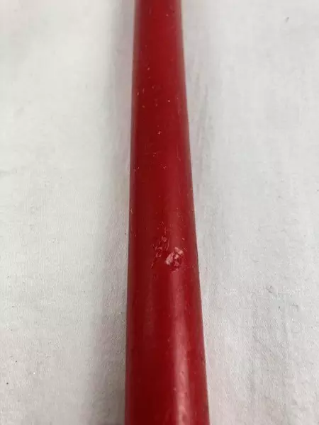 Vintage 13" Red Taper Candles Lot of 2 Unlit Dinner Holiday Home Decor