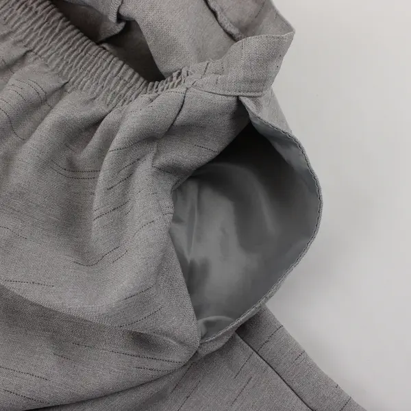 Alfred Dunner Light Gray Pull-On Dress Pants Women's Size 12