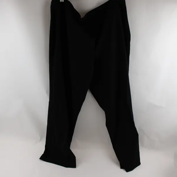 Roz & Ali Solid Black Tapered Dress Pants Women's 14
