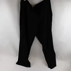 Roz & Ali Solid Black Tapered Dress Pants Women's 14