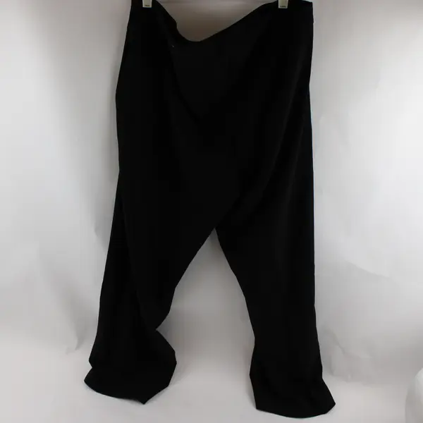 Roz & Ali Solid Black Tapered Dress Pants Women's 14