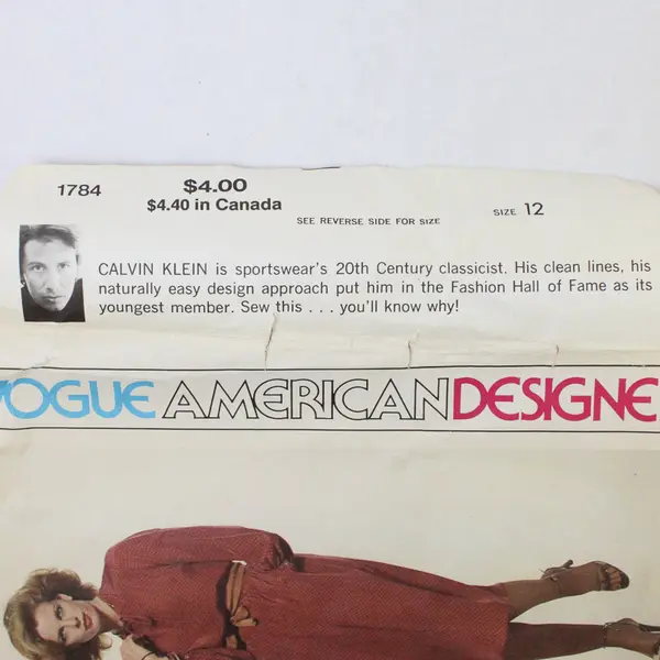 Vintage Vogue 1784 Shirts Skirt Cut Sewing Pattern Size 12